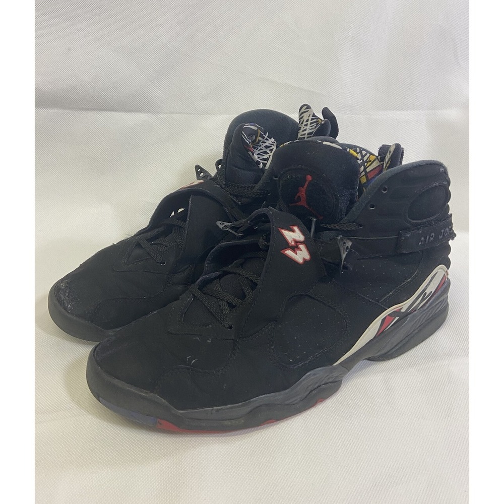 Nike Air Jordan 8 VIII Retro‎ Playoff Black Bred White 305381-061 Size 11 Shoes